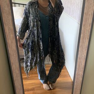 Soft Surroundings Poncho Style Cardigan